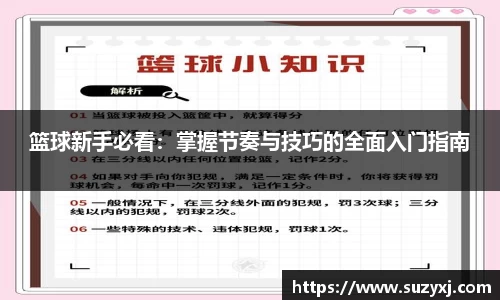 篮球新手必看：掌握节奏与技巧的全面入门指南